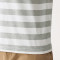추가이미지5([무인양품]  남성 인도 면 저지 와이드보더 반소매 티셔츠 (오버핏 반팔))
