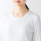 추가이미지5([무인양품]  여성 스트레치 리브 크루넥 긴소매 티셔츠 (오버핏 반팔))