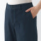 추가이미지5([무인양품] 여성 스트레치 치노 와이드 팬츠 밑아래 73cm (와이드팬츠))