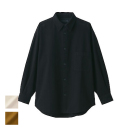 [남녀공용] 케이폭 혼방 플란넬 · 레귤러 칼라 긴소매 셔츠