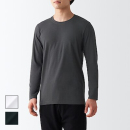 발열면 · 크루넥 긴소매 티셔츠 · 남성