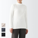 두꺼운 발열면 · 터틀넥 긴소매 티셔츠 · 여성