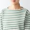 추가이미지5([무인양품]  여성 태번수 보트넥 긴소매 티셔츠 (오버핏 긴팔))