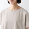 추가이미지4([무인양품]  여성 슬러브 와이드 티셔츠 (오버핏 반팔))