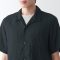 추가이미지4(남성 · 워싱 헴프 · 오픈 칼라 반소매 셔츠)