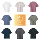 남성 · 시원한 UV 컷 · 와이드 반소매 티셔츠