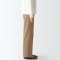 추가이미지2([무인양품] 여성 스트레치 치노 와이드 스트레이트 팬츠 밑아래 75cm (와이드팬츠))