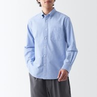 남성 · 워싱 옥스포드 · 버튼 다운 긴소매 셔츠