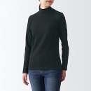 여성 · 스트레치 후라이스 · 하이넥 긴소매 티셔츠