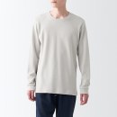 남성 · 울 혼방 발열면 · 크루넥 긴소매 티셔츠