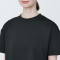 추가이미지3([무인양품]  여성 UV 컷 흡한속건 반소매 쇼트 티셔츠 (오버핏 반팔))