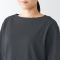 추가이미지14([무인양품]  여성 태번수 보트넥 긴소매 티셔츠 (오버핏 긴팔))