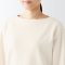 추가이미지15([무인양품]  여성 태번수 보트넥 긴소매 티셔츠 (오버핏 긴팔))
