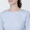추가이미지15([무인양품]  여성 스트레치 리브 크루넥 반소매 티셔츠 (오버핏 반팔))