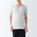 남성 · 산뜻한 면 · V넥 반소매 티셔츠