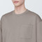 추가이미지7([무인양품]  남성 시원한 UV 컷 와이드 반소매 티셔츠 (오버핏 반팔))