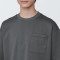 추가이미지10([무인양품]  남성 시원한 UV 컷 와이드 반소매 티셔츠 (오버핏 반팔))
