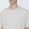 추가이미지11([무인양품]  남성 시원한 UV 컷 와이드 반소매 티셔츠 (오버핏 반팔))