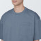 추가이미지13([무인양품]  남성 시원한 UV 컷 와이드 반소매 티셔츠 (오버핏 반팔))