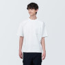 [무인양품]  남성 시원한 UV 컷 와이드 반소매 티셔츠 (오버핏 반팔)