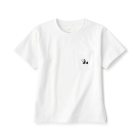 키즈 · 동물 자수 · 포켓 반소매 티셔츠 OFF WHITE