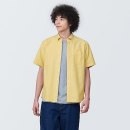 남성 · 워싱 옥스포드 · 버튼 다운 반소매 셔츠