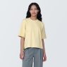 [무인양품]  여성 시원한 UV 컷 와이드 반소매 티셔츠 (오버핏 반팔) 상품이미지
