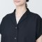 추가이미지4(여성 · 통기성이 좋은 서커 · 오픈 칼라 반소매 셔츠)
