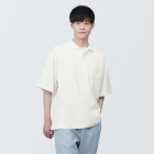 남녀공용 · 통기성 좋은 · 반소매 폴로 셔츠 OFF WHITE